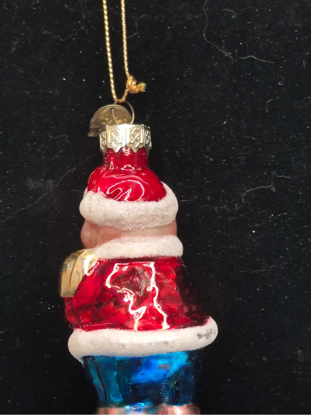 Vintage Hand-blown Glass Pacconi Christmas Ornaments - Santa, Nutcracker, Bear